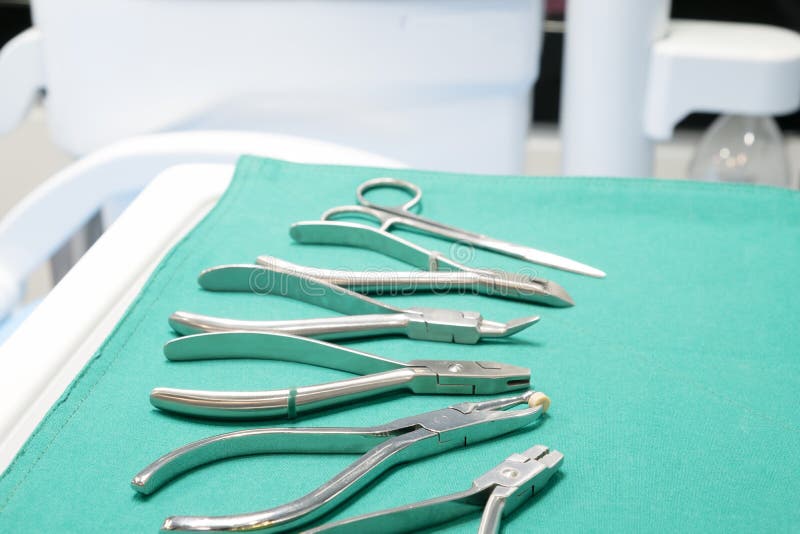 Dental Tools in the Clinic. Stock Photo Image of accesory, tools