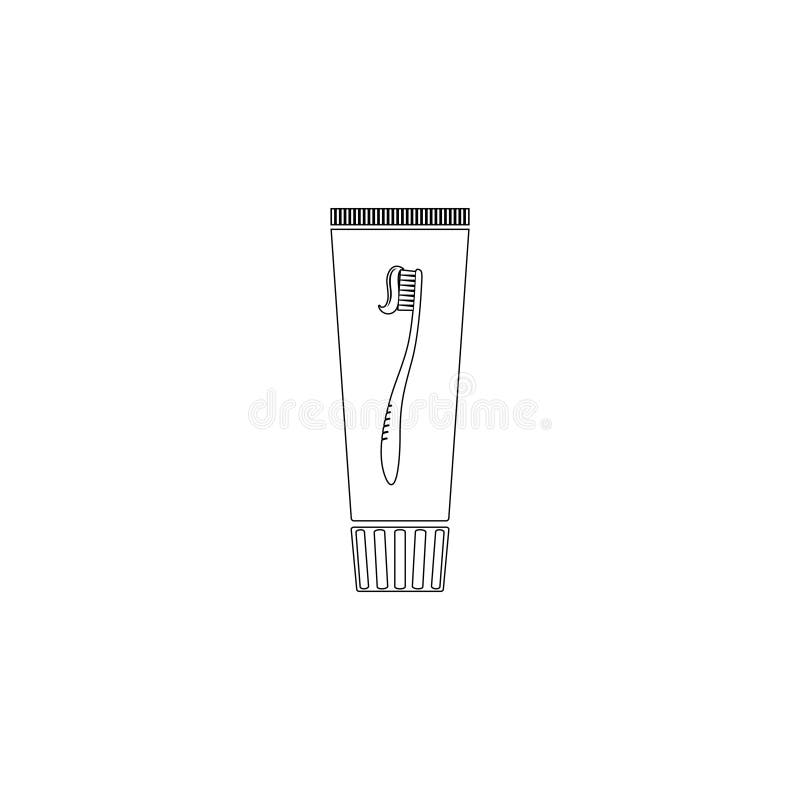 Dental toothpaste. flat vector icon vector illustration