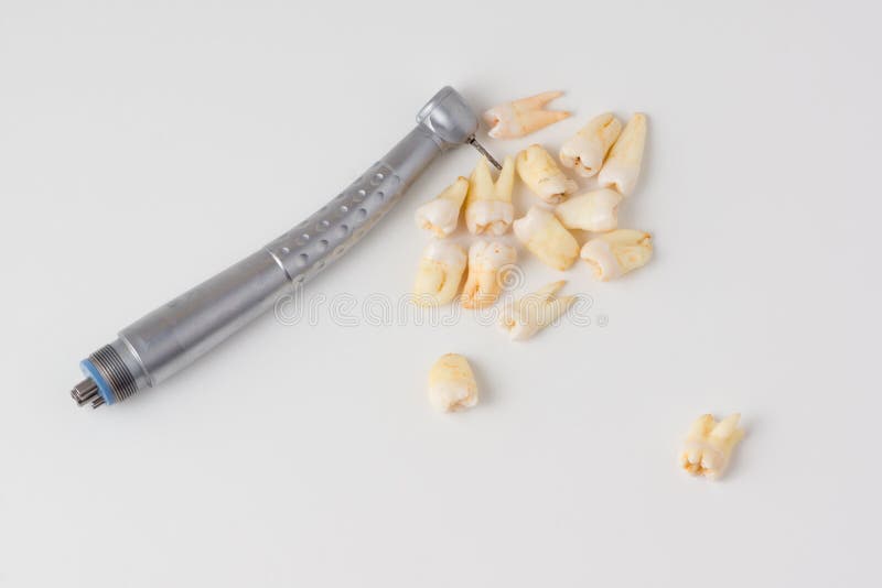 Dental turbine handpiece stock image. Image of healthcare 69942217