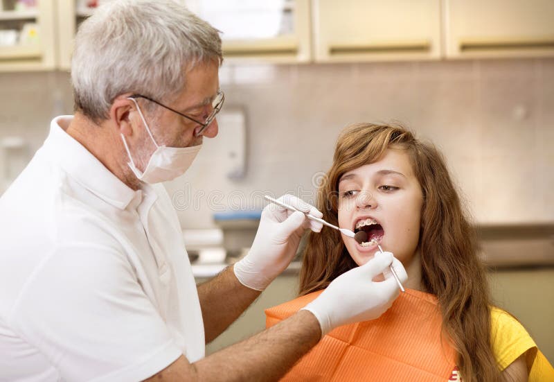 Dental visit stock image. Image of checkup, doctor, braces 29517481