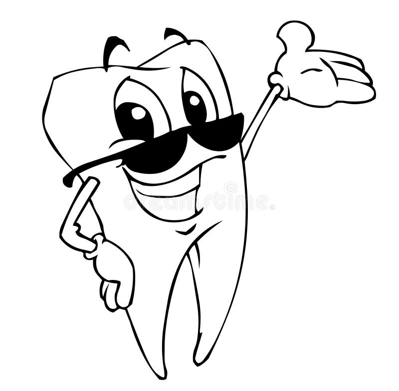 Dente ilustração do vetor