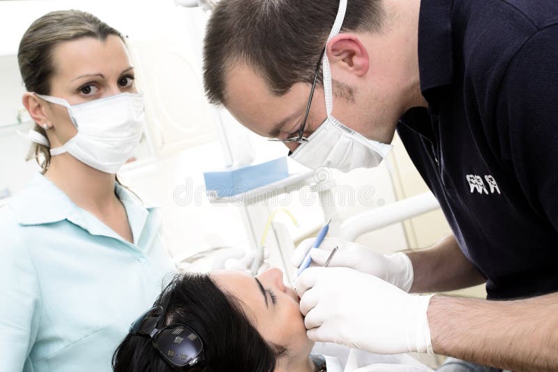 Dentist royalty free stock image