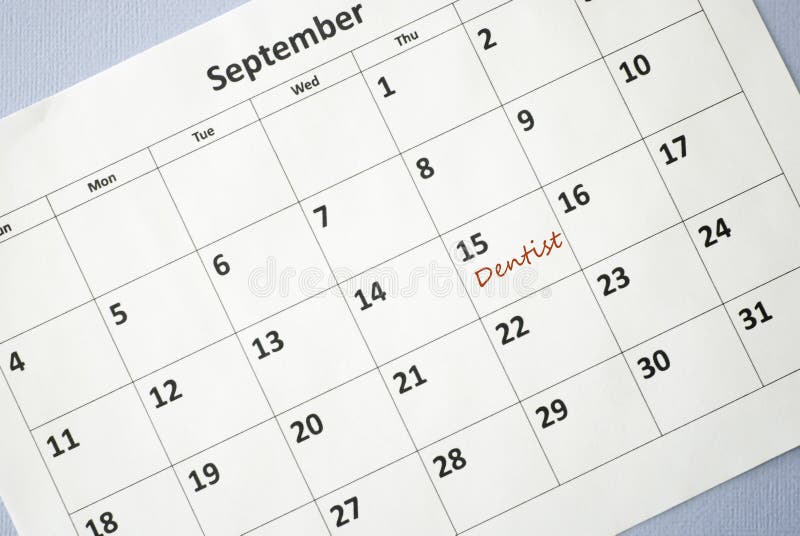 Dentist appointment royalty free stock images