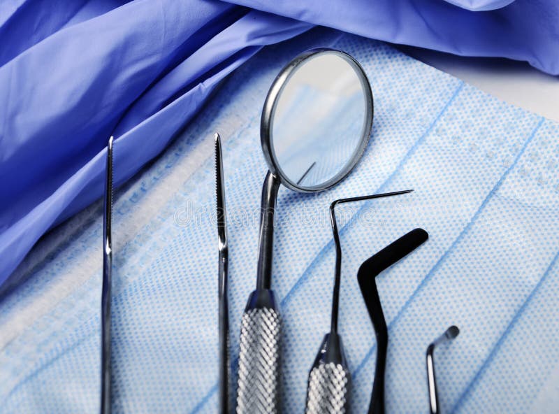 Dentist's Instruments royalty free stock photography