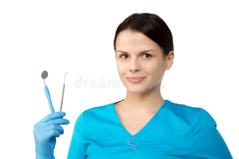 Dentista con las herramientas Concepto de The del dentista de odontología, blanqueando foto de archivo Dentista con las herramientas Concepto de The del dentista de odontología, blanqueando foto de archivo
