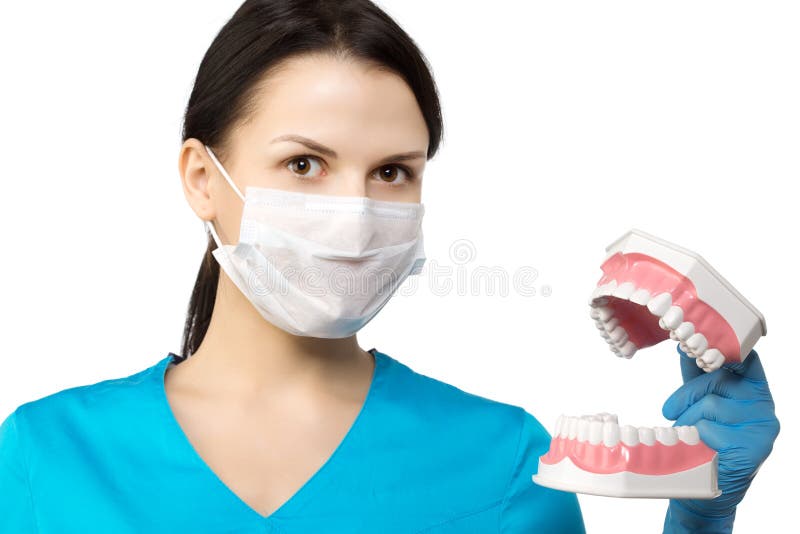Dentista con las herramientas Concepto de The del dentista de odontología, blanqueando fotos de archivo libres de regalías Dentista con las herramientas Concepto de The del dentista de odontología, blanqueando fotos de archivo libres de regalías