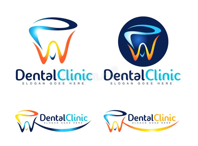 Logótipo de Dentista ilustração royalty free