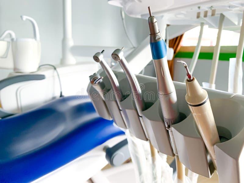 Dentistry Instruments in Dentist S Office. Dental Background Work in Clinic (operation, Tooth