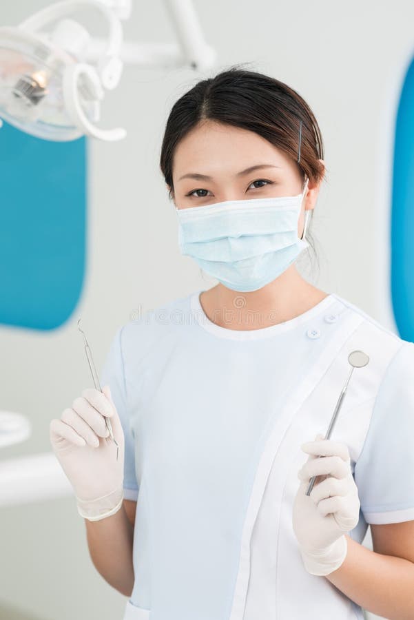 Dentistry intern stock image. Image of dentistry, girl 30961359