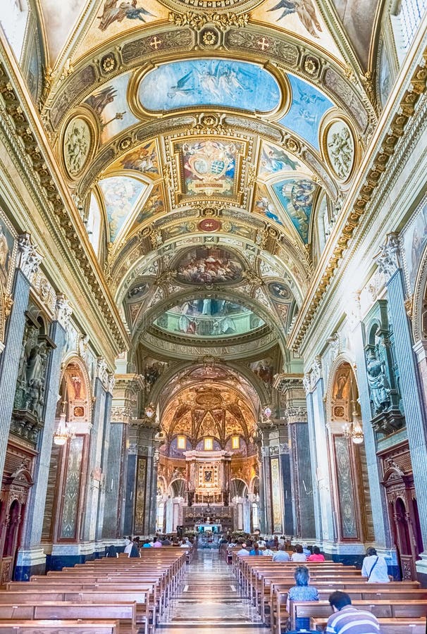 Chiesa Di Nostra Signora Del Rosario Dentro La Chiesa Della Nostra Signora Del Rosario, Pompei, Italia