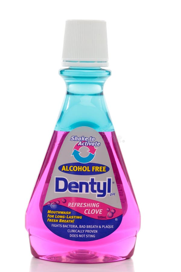 Dentyl Alcohol Free Mouthwash Editorial Stock Image Image of prevent