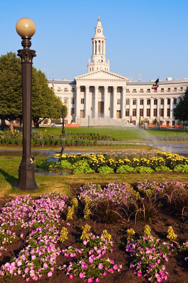 Denver City Hall stock image. Image of travel, hall, architecture
