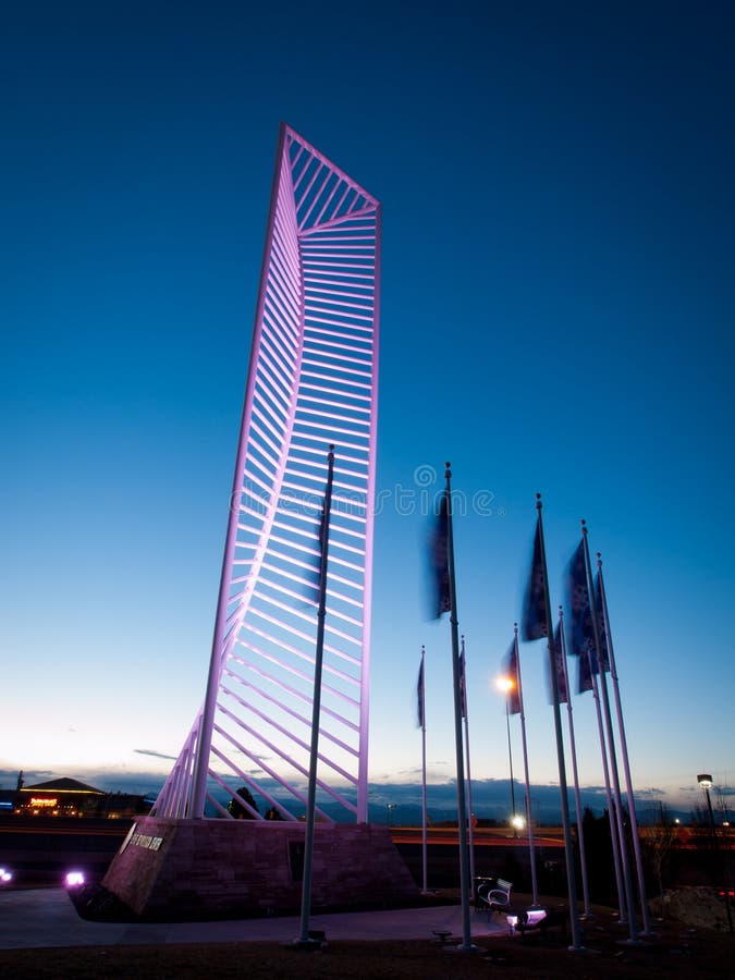 Denver Tech Center Monument Image stock éditorial Image du monument