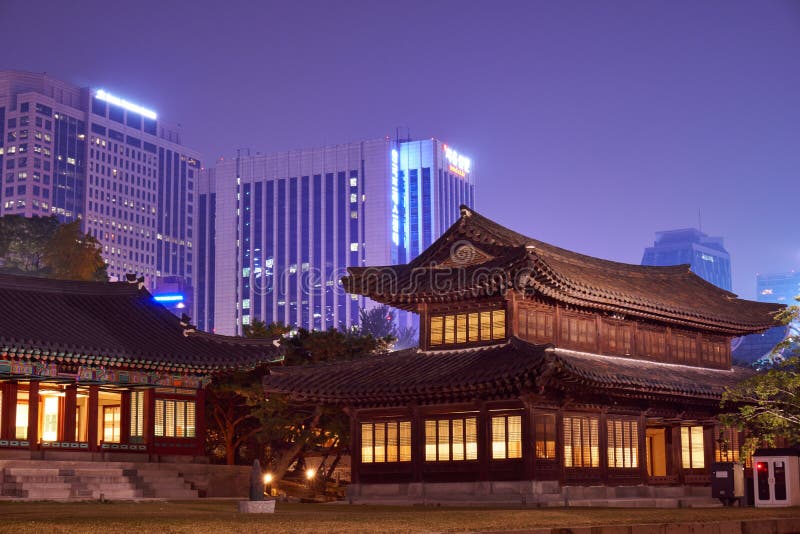 Paleis Deoksugung royalty-vrije stock foto