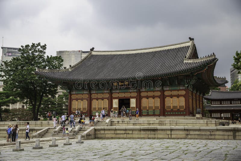 Paleis Deoksugung stock foto