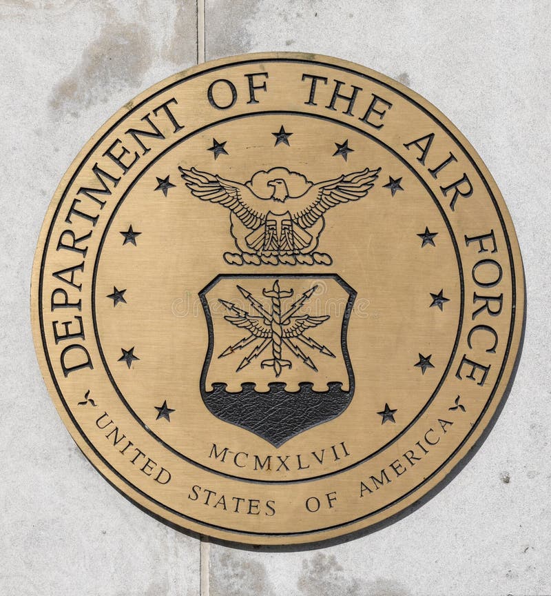 Departamento del emblema de la fuerza aérea de Estados Unidos