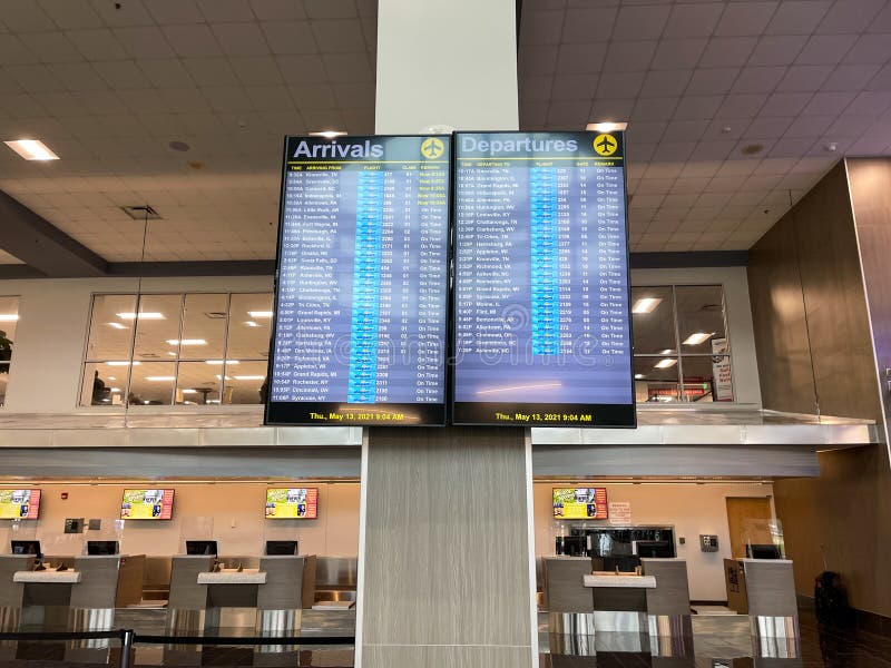 Arrival and departure Board.