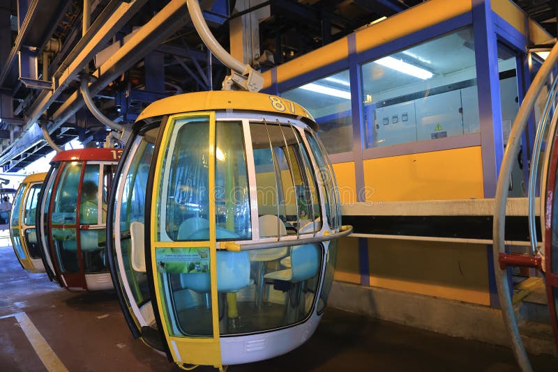 The Departure Point of the Cable Car in Ocean Park 18 Nov 2021