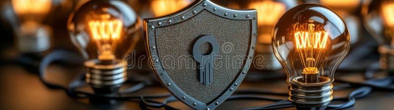 A depiction of artificial intelligence technology with a focus on neural networks, showcasing big data cybersecurity. Shield artificial intelligence stock images, royalty-free photos and pictures