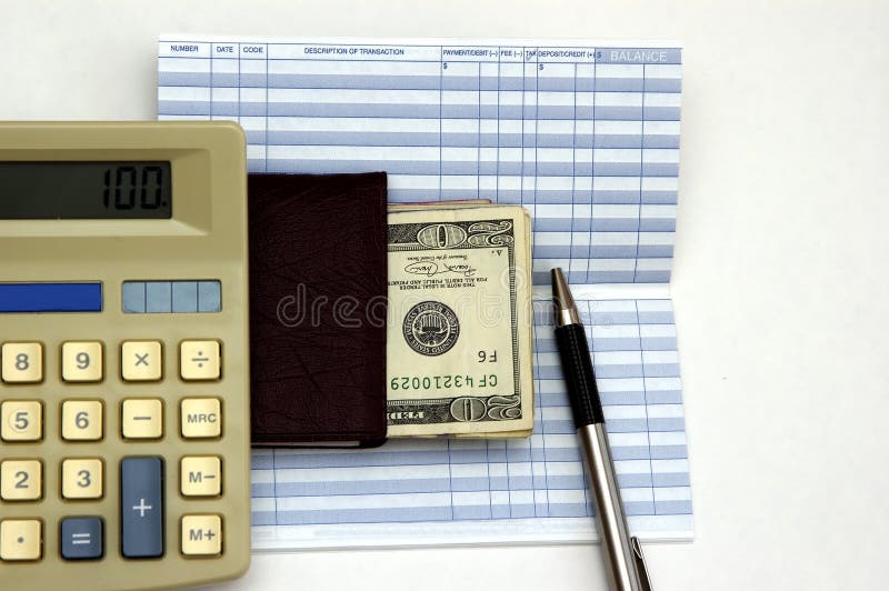 Deposit Cash stock image. Image of check, taxes, accounting 1573807
