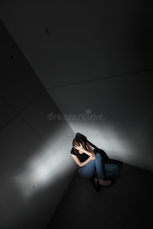 Depressed woman