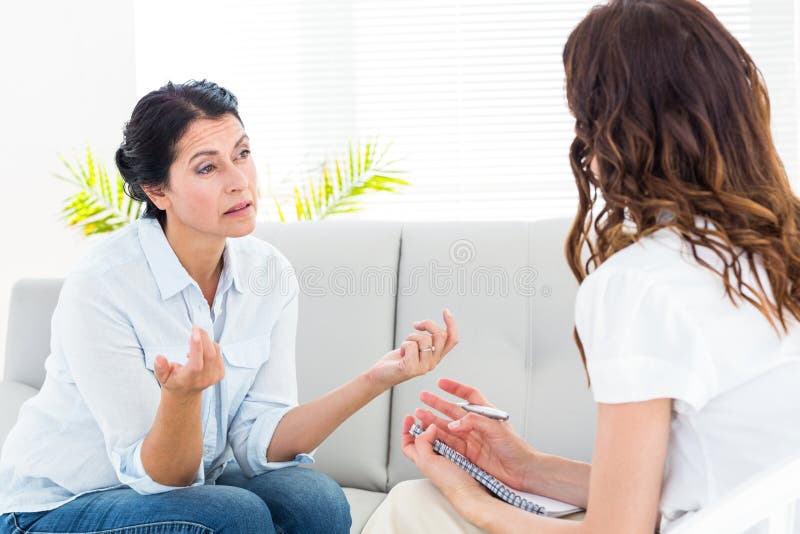 224 Depressed Woman Talking Her Therapist Photos - Free &amp; Royalty-Free  Stock Photos from Dreamstime