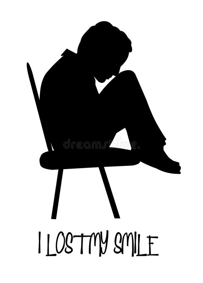 Depressão ilustração do vetor Depressão ilustração do vetor
