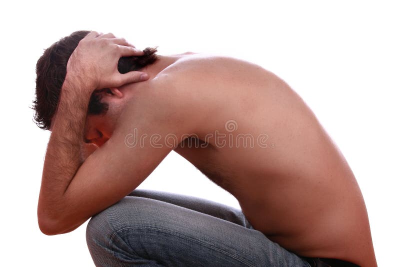 Deprimido imagens de stock