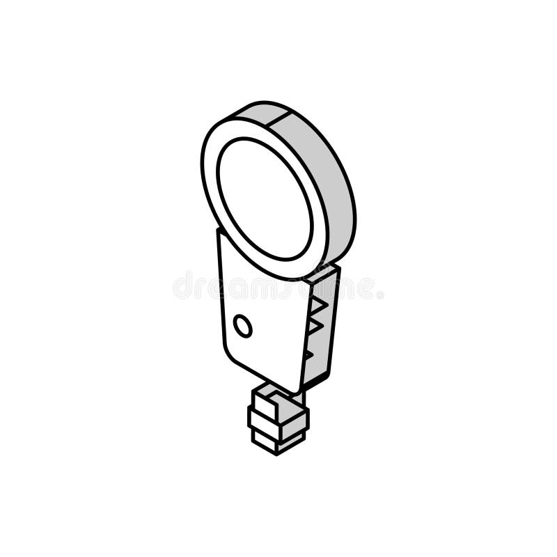 Depth gauge isometric icon vector illustration sign. depth gauge isometric icon vector. depth gauge sign. isolated symbol illustration