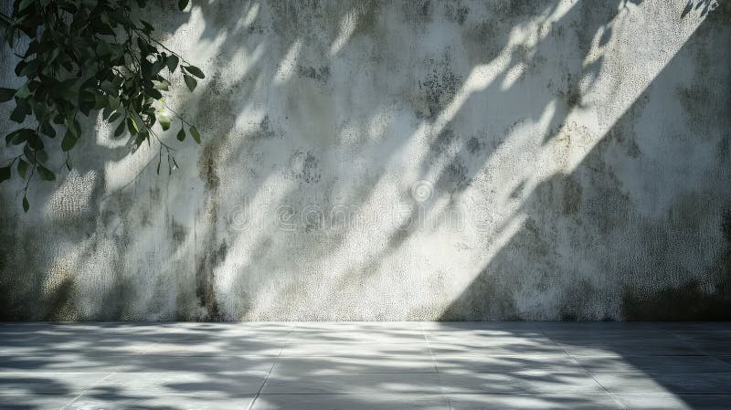 Depth wall with shadows stock illustration