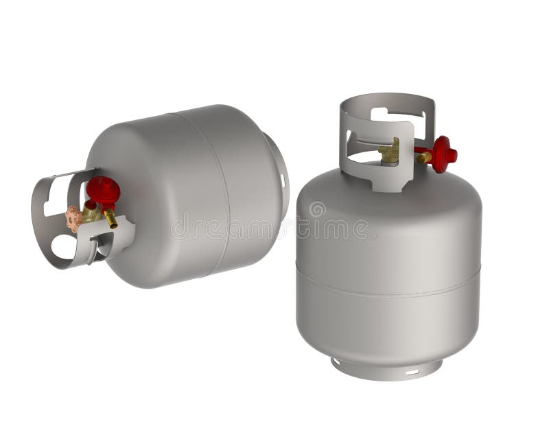 Depósitos de gás ilustração stock