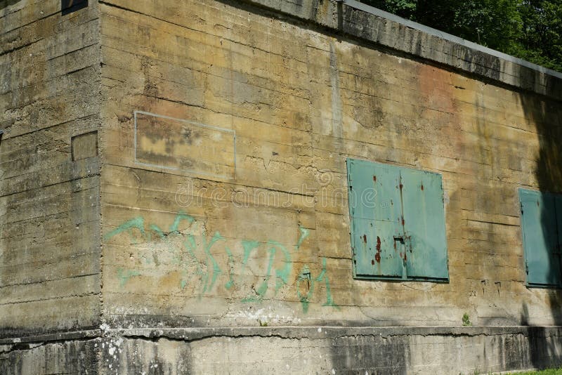 Depósito de Hitler em Margival, Aisne, Picardie no norte de França imagens de stock Depósito de Hitler em Margival, Aisne, Picardie no norte de França imagens de stock