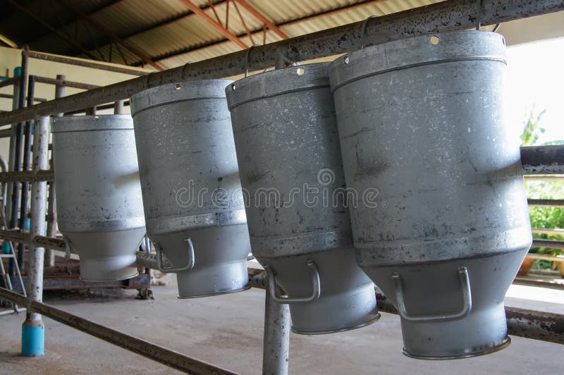 Tanque de leite cru fotografia de stock