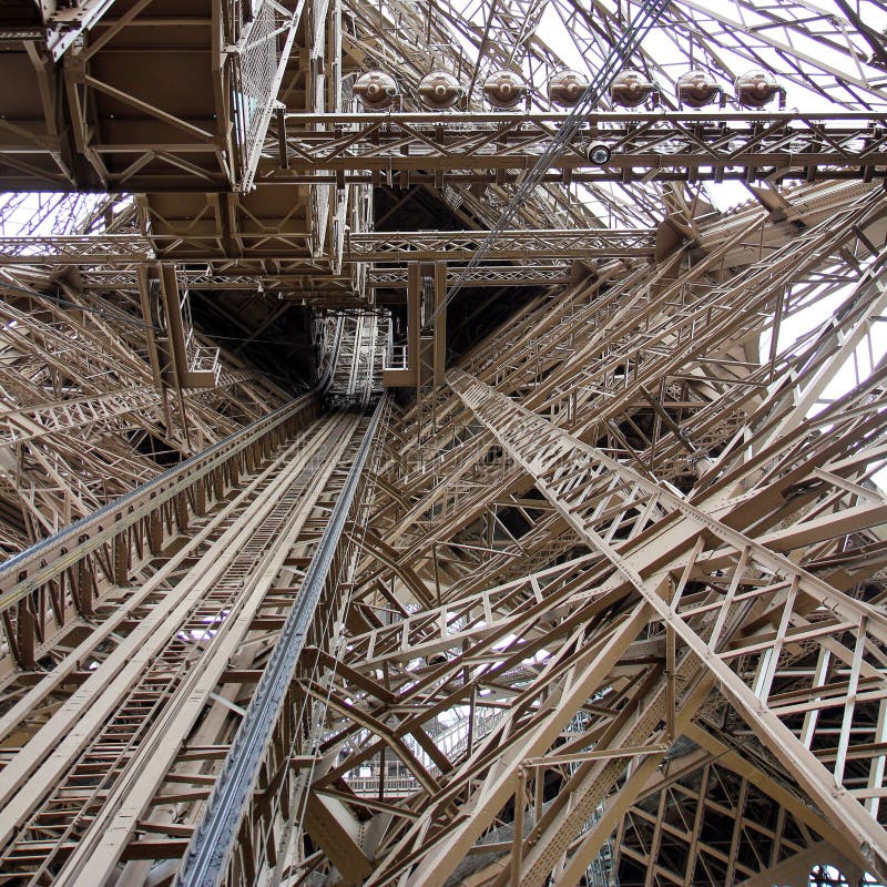 Der Bau Des Eiffelturms Stockbild Bild Von Eiffelturms