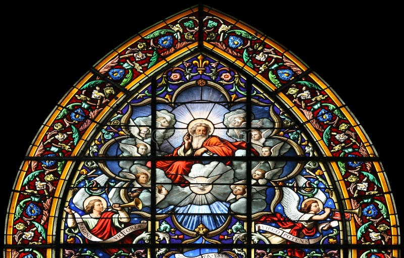 Der Lordgott Almighty (Buntglasfenster)