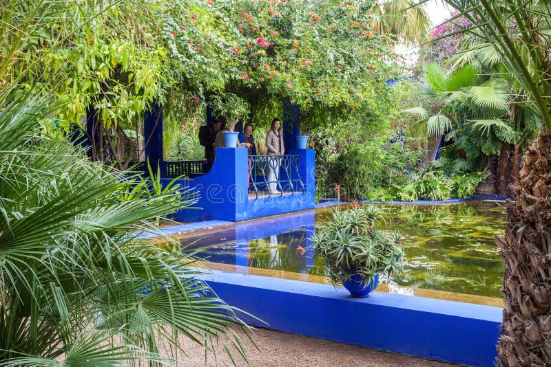 Der MajorelleGarten redaktionelles stockbild. Bild von