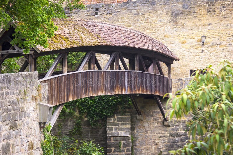 Der medievale Tauber del ob di Rothenburg della città immagine stock libera da diritti Der medievale Tauber del ob di Rothenburg della città immagine stock libera da diritti