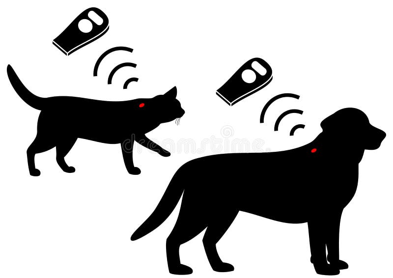 Der Mikrochip Des Haustieres Vektor Abbildung Illustration von