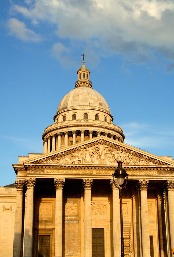 Der Pantheon in Paris Frankreich stockfotografie Der Pantheon in Paris Frankreich stockfotografie