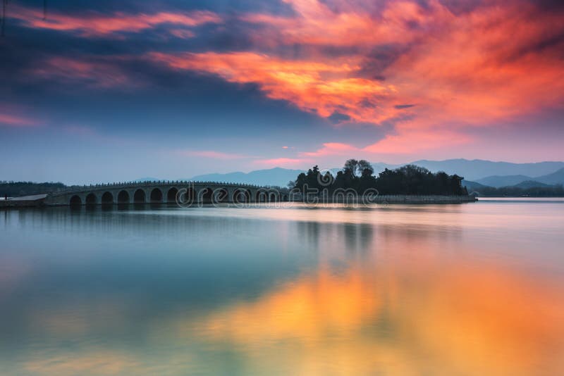 Der Sommer-Palast in Peking stockbilder Der Sommer-Palast in Peking stockbilder