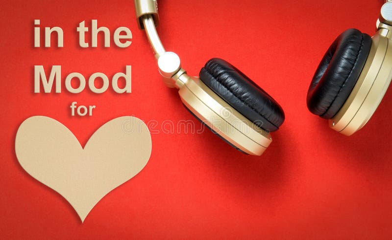 In der Stimmung für Liebe Musik Valentine Love lizenzfreie stockbilder In der Stimmung für Liebe Musik Valentine Love lizenzfreie stockbilder