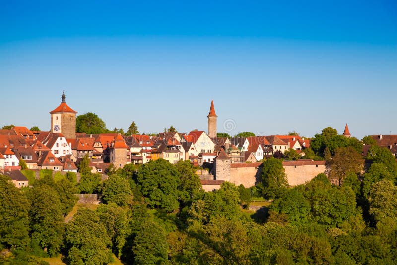 Der Tauber, Alemania del ob de Rothenburg.