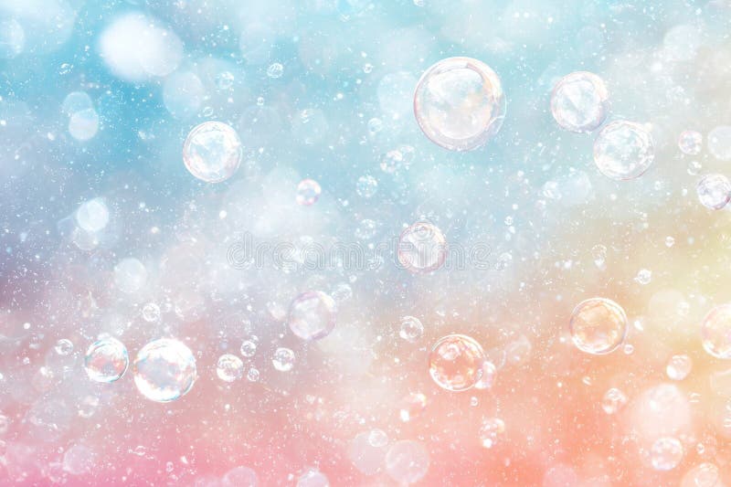 Der transparente Hintergrund der Seifenblasen lizenzfreie stockfotografie