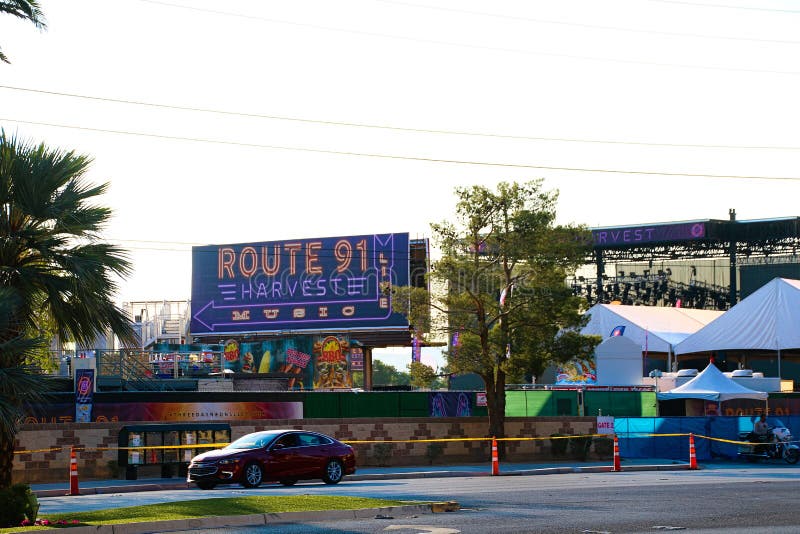 Der Weg 91 ERNTEliveort nach dem Triebvorfall lizenzfreie stockfotos