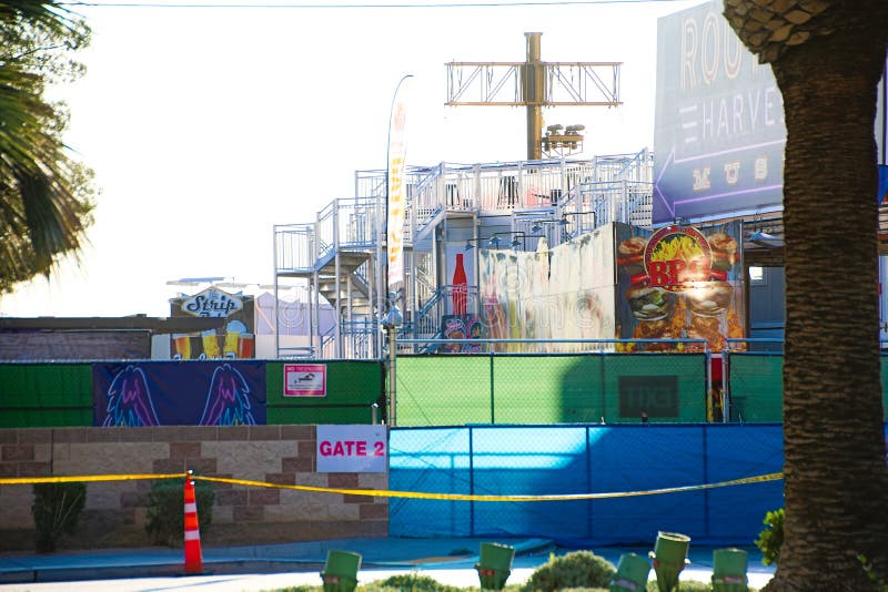 Der Weg 91 ERNTEliveort nach dem Triebvorfall lizenzfreie stockfotos