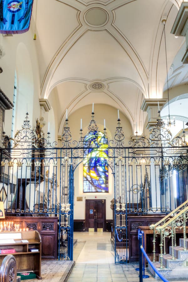 Derby Cathedral Saint Katharines Chapel HDR Foto editorial Imagen de