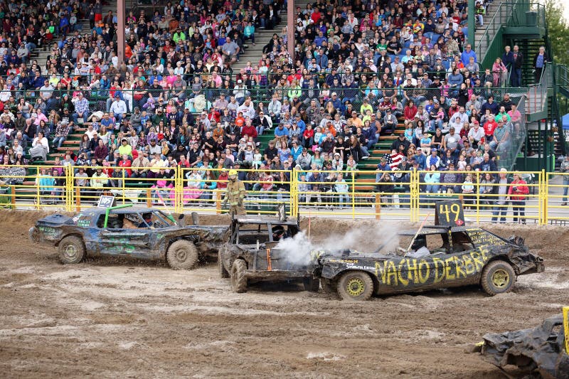 Derby z rozbiórki w idaho. obraz stock