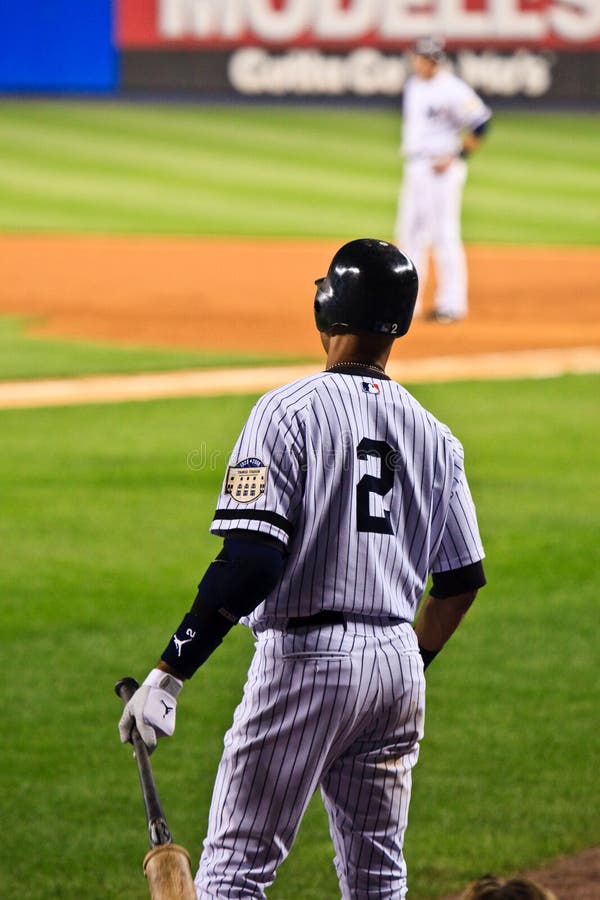 Derek Jeter on Deck stock photo