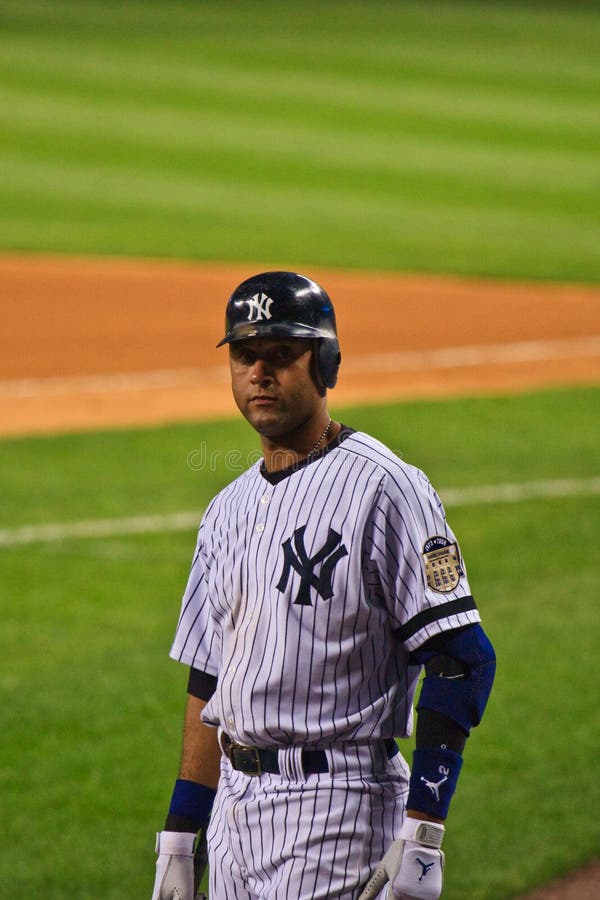 Derek Jeter on Deck stock image
