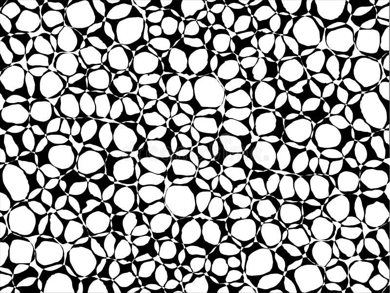 Sea shells based, organic pattern, with in black monochrome vector illustration